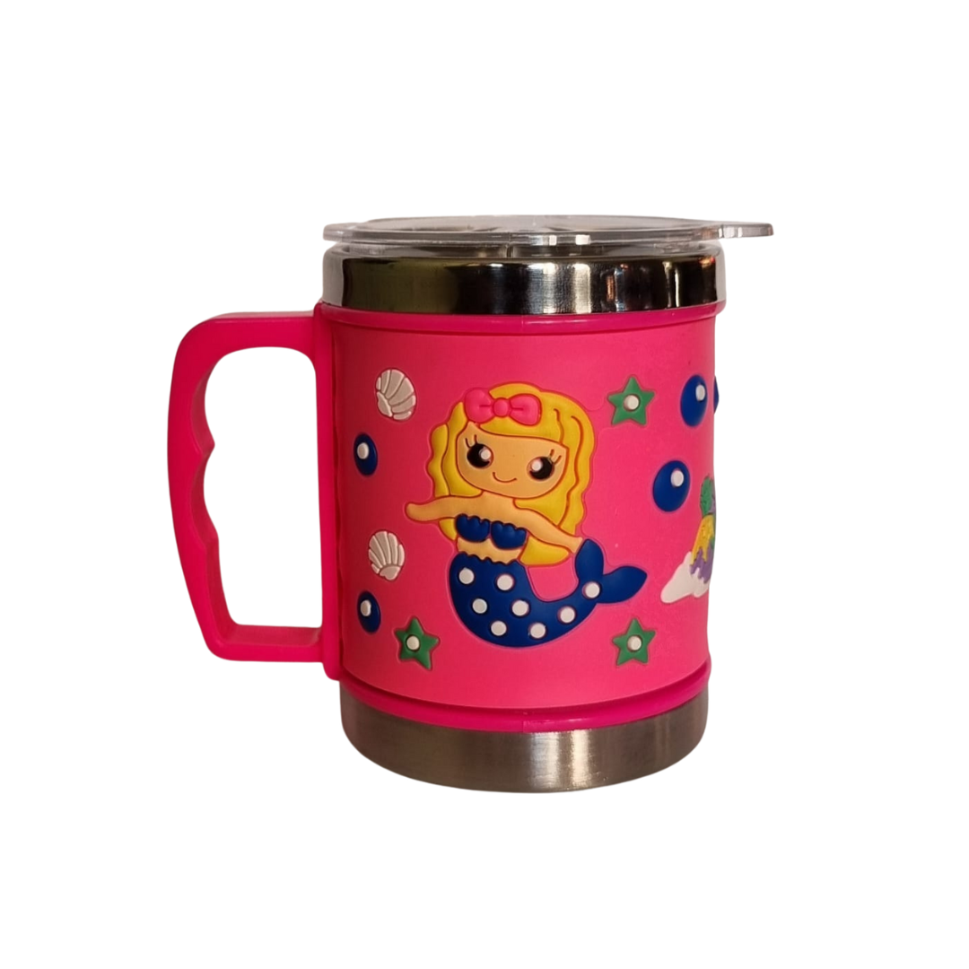Mermaid Print Kids Stainless Steel Mug