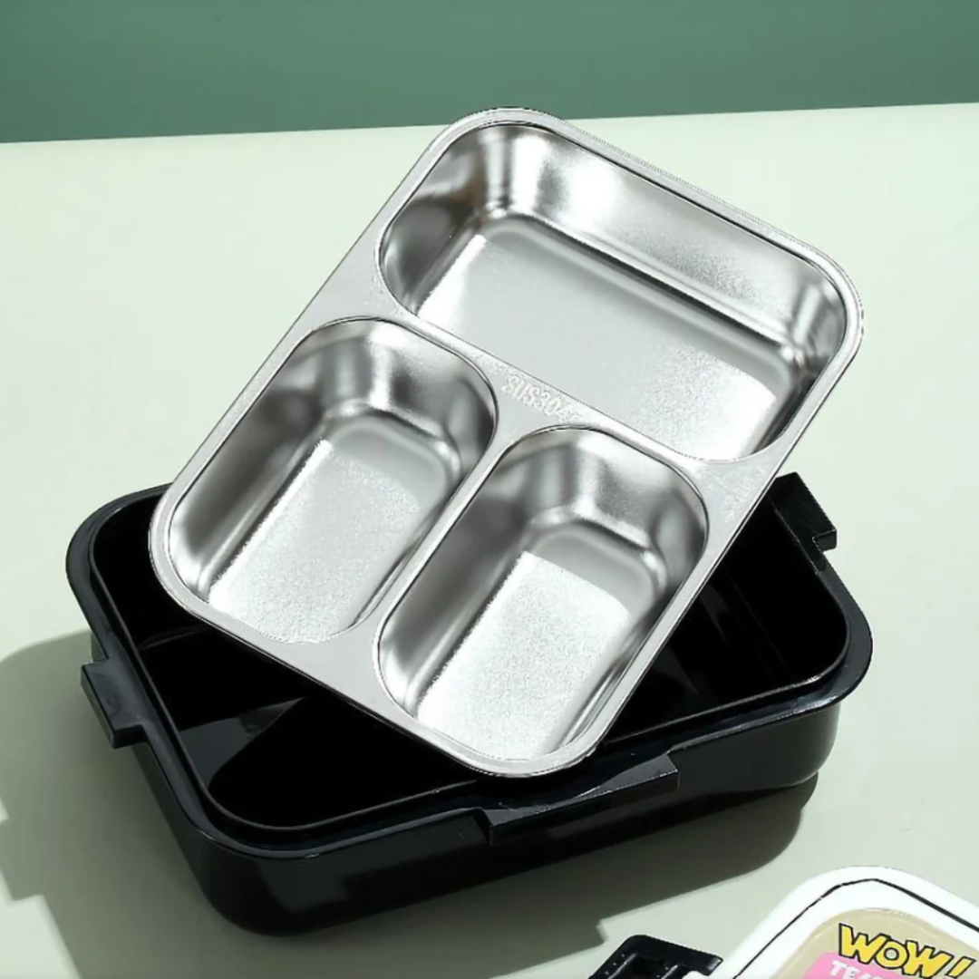 3 Compartment Retro TV Kids Lunch Box