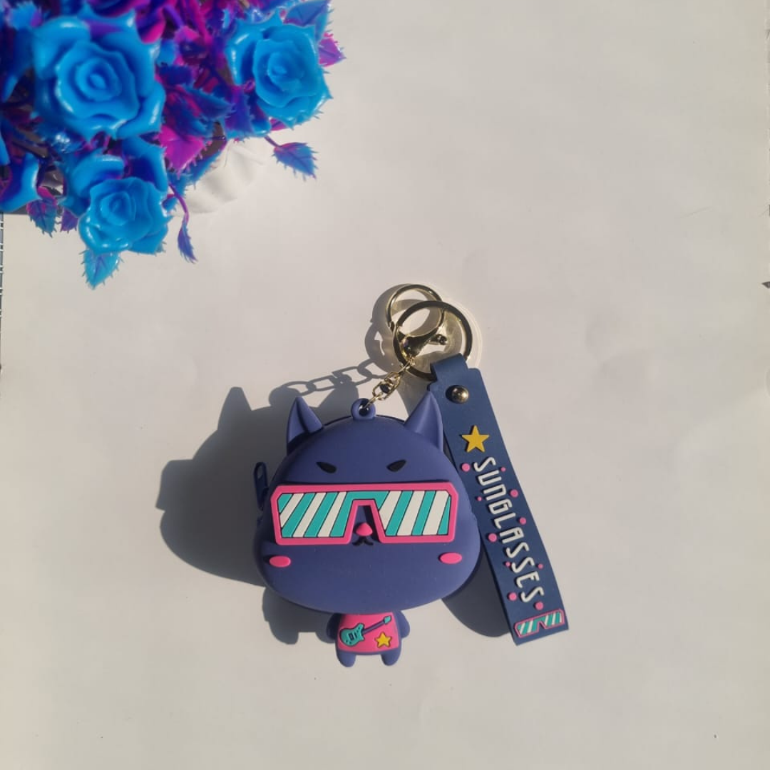 Cat Coin Pouch Keychain