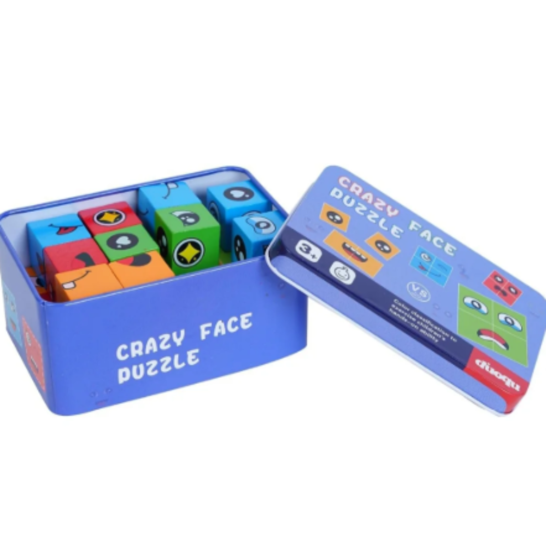 Face Change Cube Puzzle Game