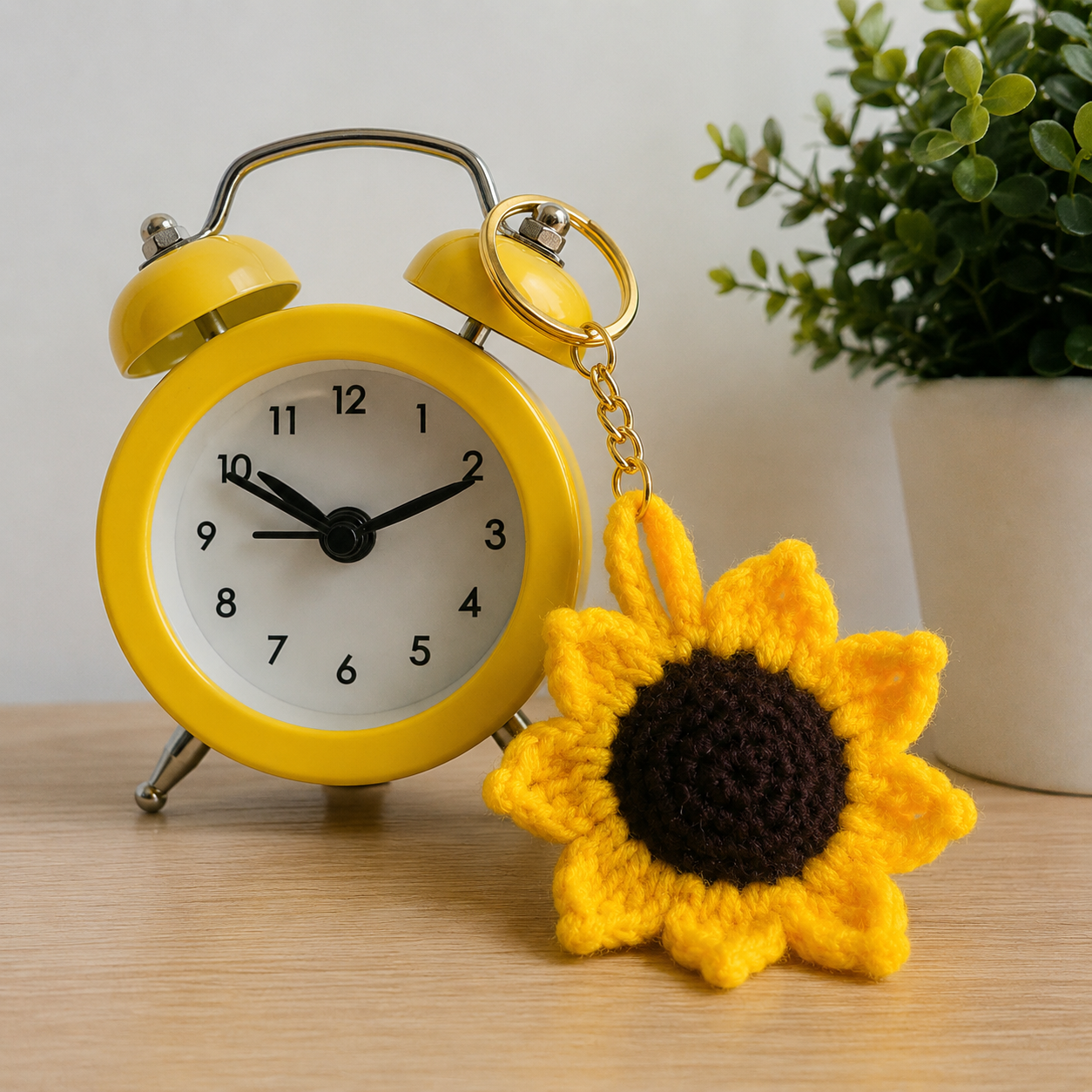 Sunflower Alarm Clock Set