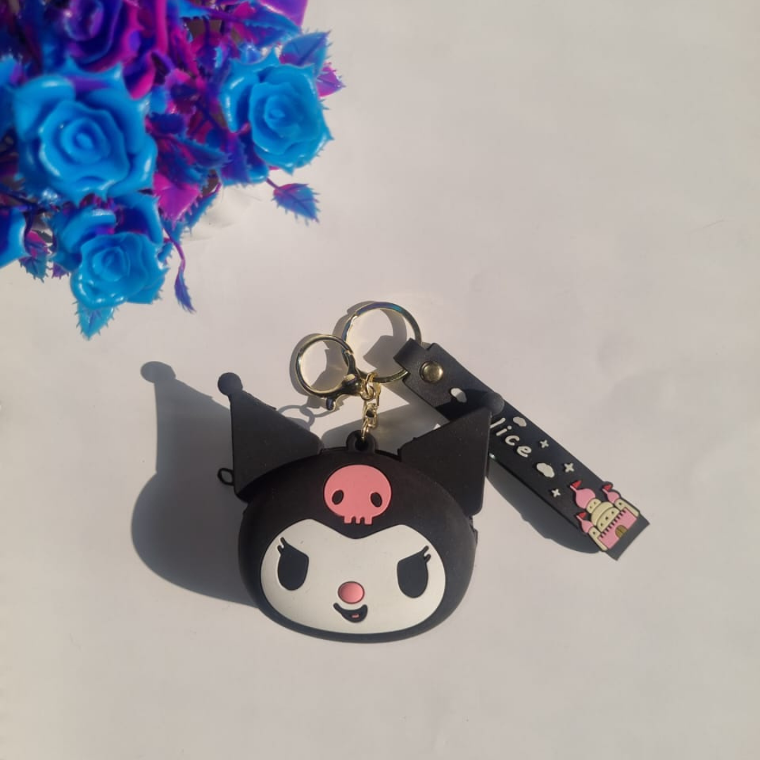 Kuromi Coin Pouch Keychain
