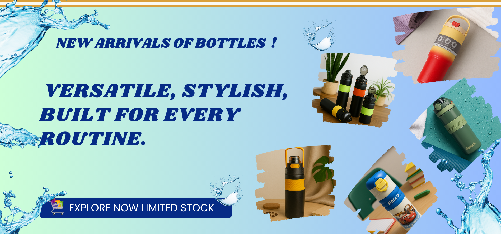 Stainless Steel Bottle, Gym bottle, School bottle , Cute Bottle , Glass bottle, Plastic bottle