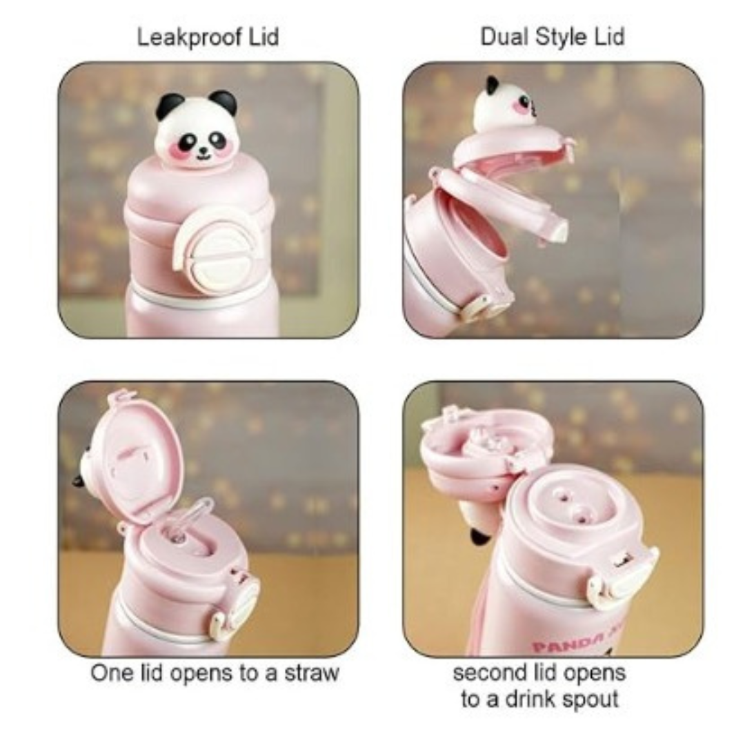 Panda Stainless Steel Bottle(600ml)