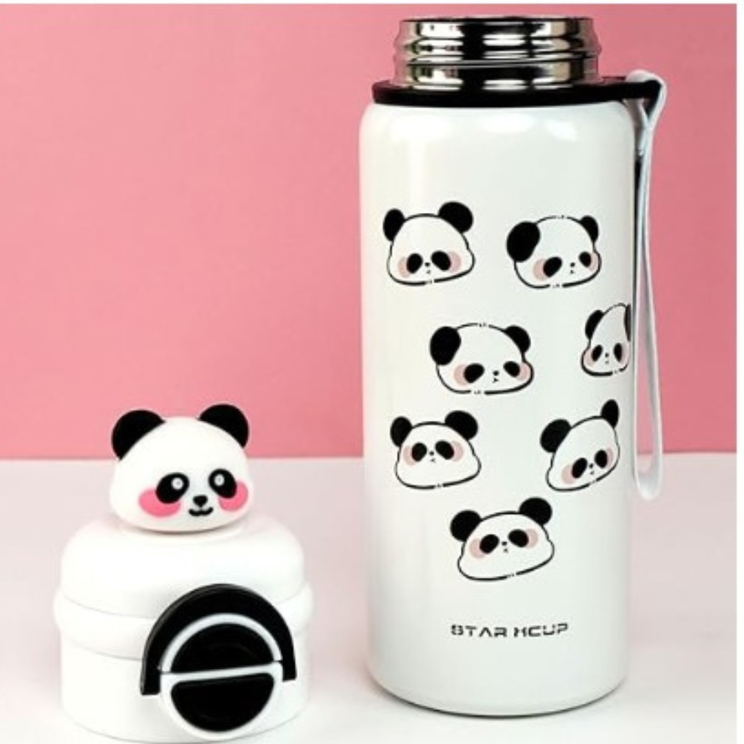 Panda Stainless Steel Bottle(600ml)