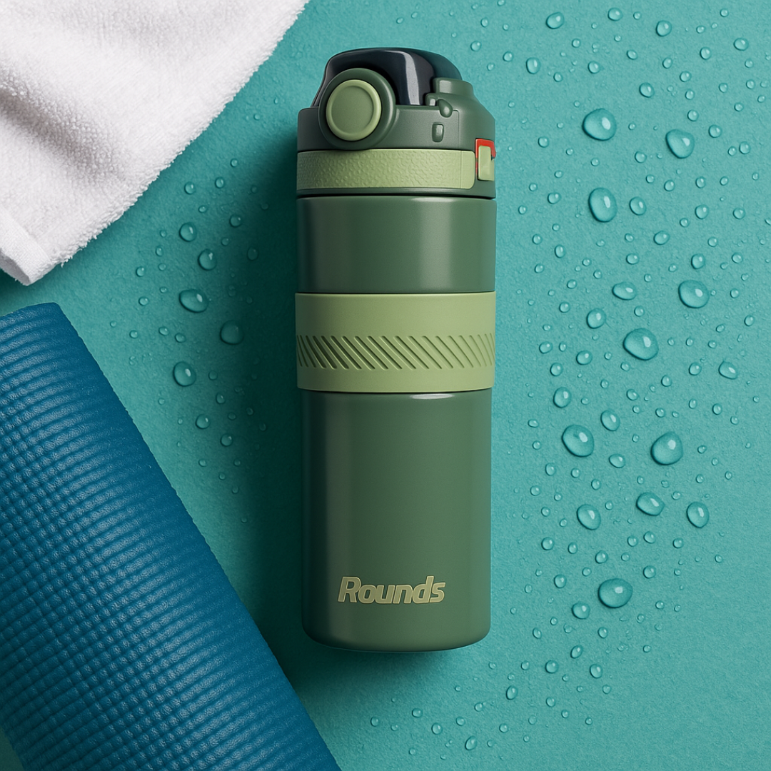 Stainless Steel Round Bottle