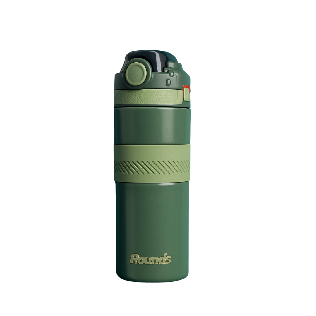 Stainless Steel Round Bottle