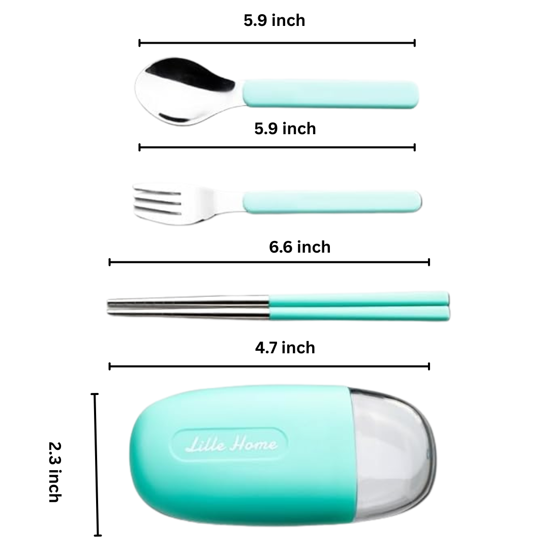 Compact Travel Cutlery Set