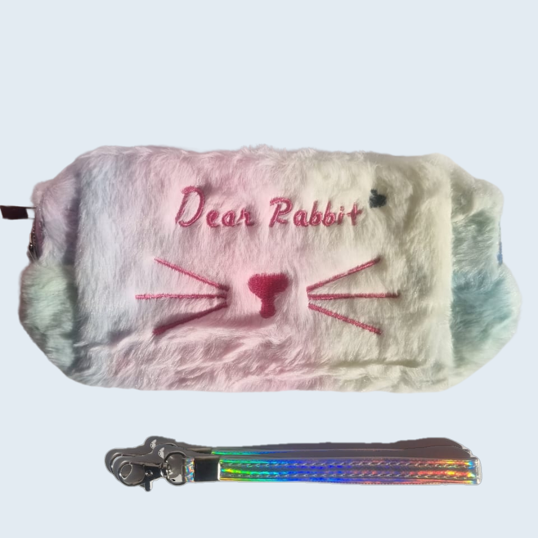 Feather multipurpose pouch rabbit