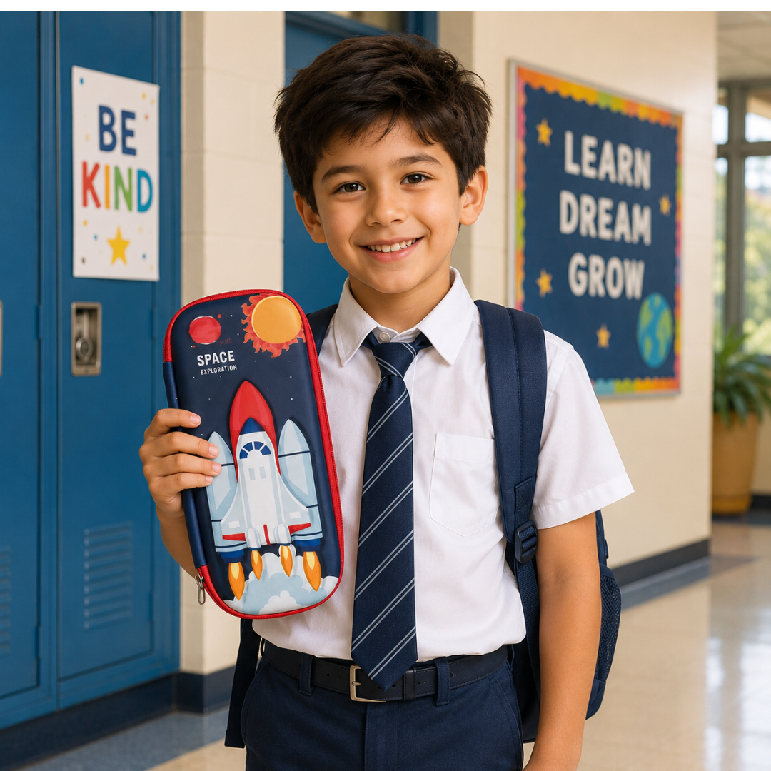 Space Rocket Pencil Pouch
