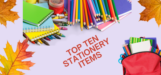 Top ten stationery items for kids