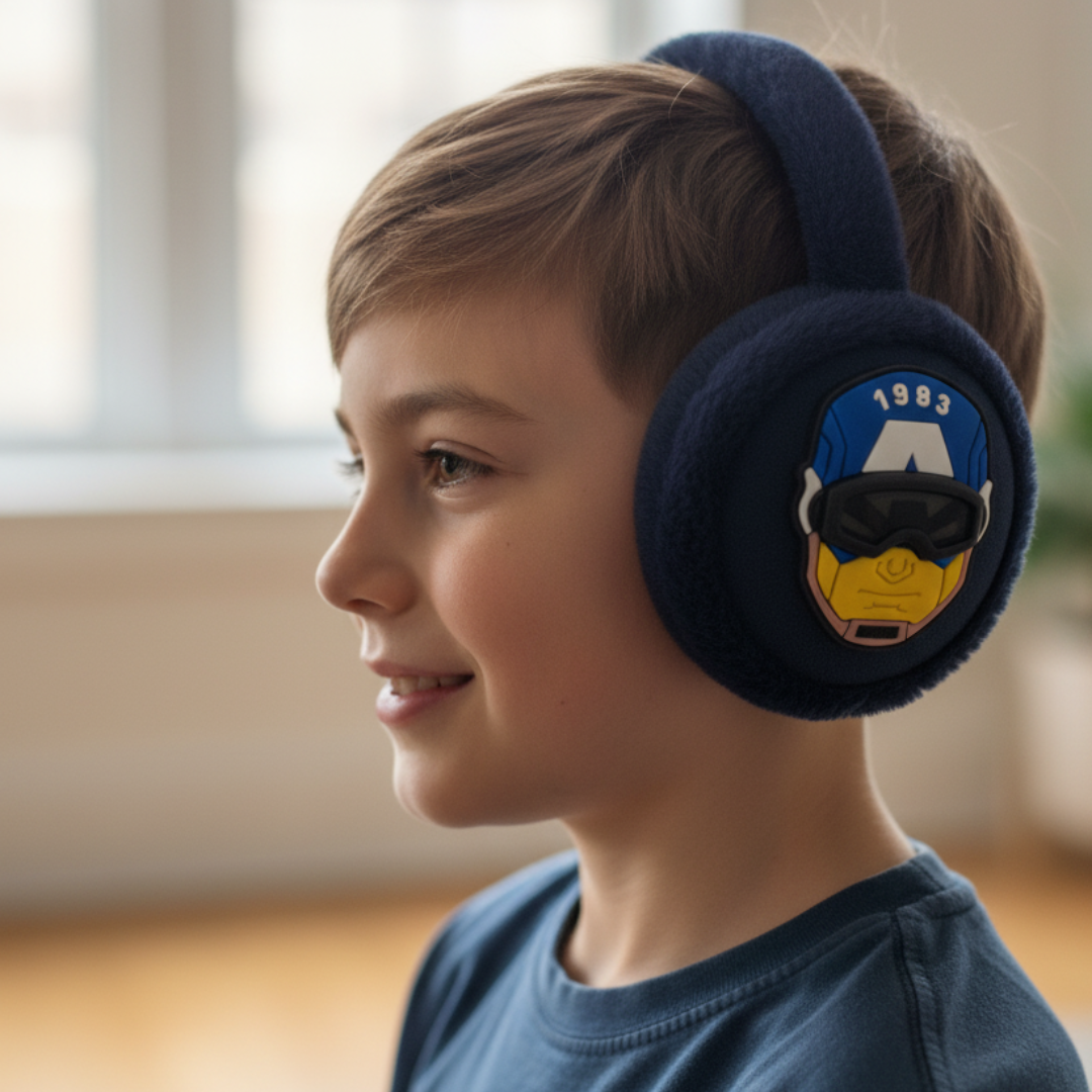 Kids Superhero Winter Ear Muffs