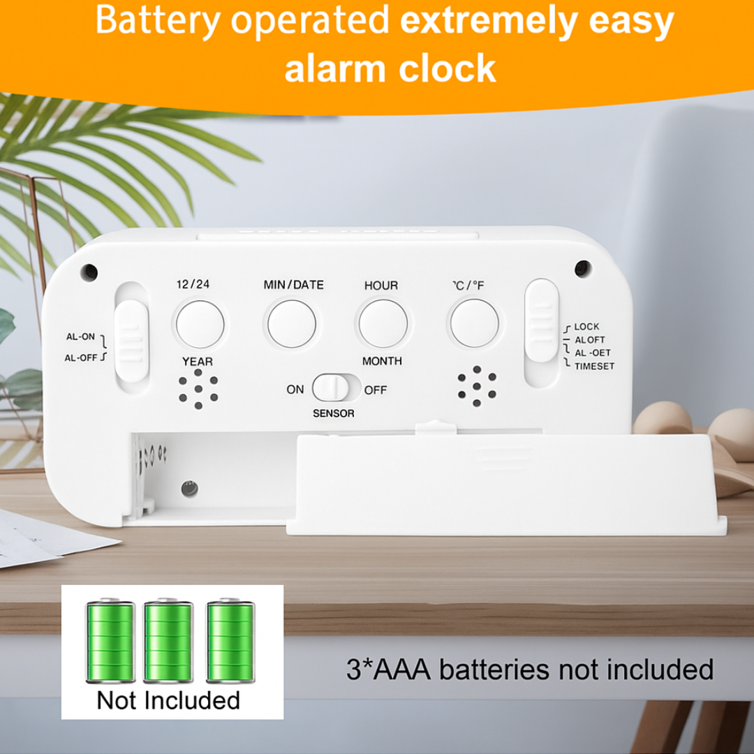 Digital LED Alarm Clock