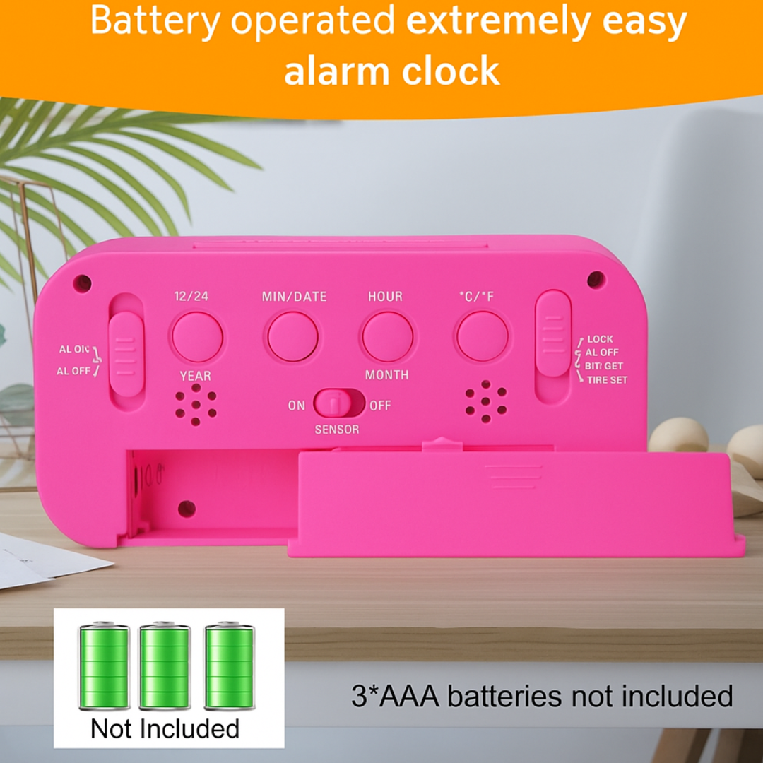 Digital LED Alarm Clock