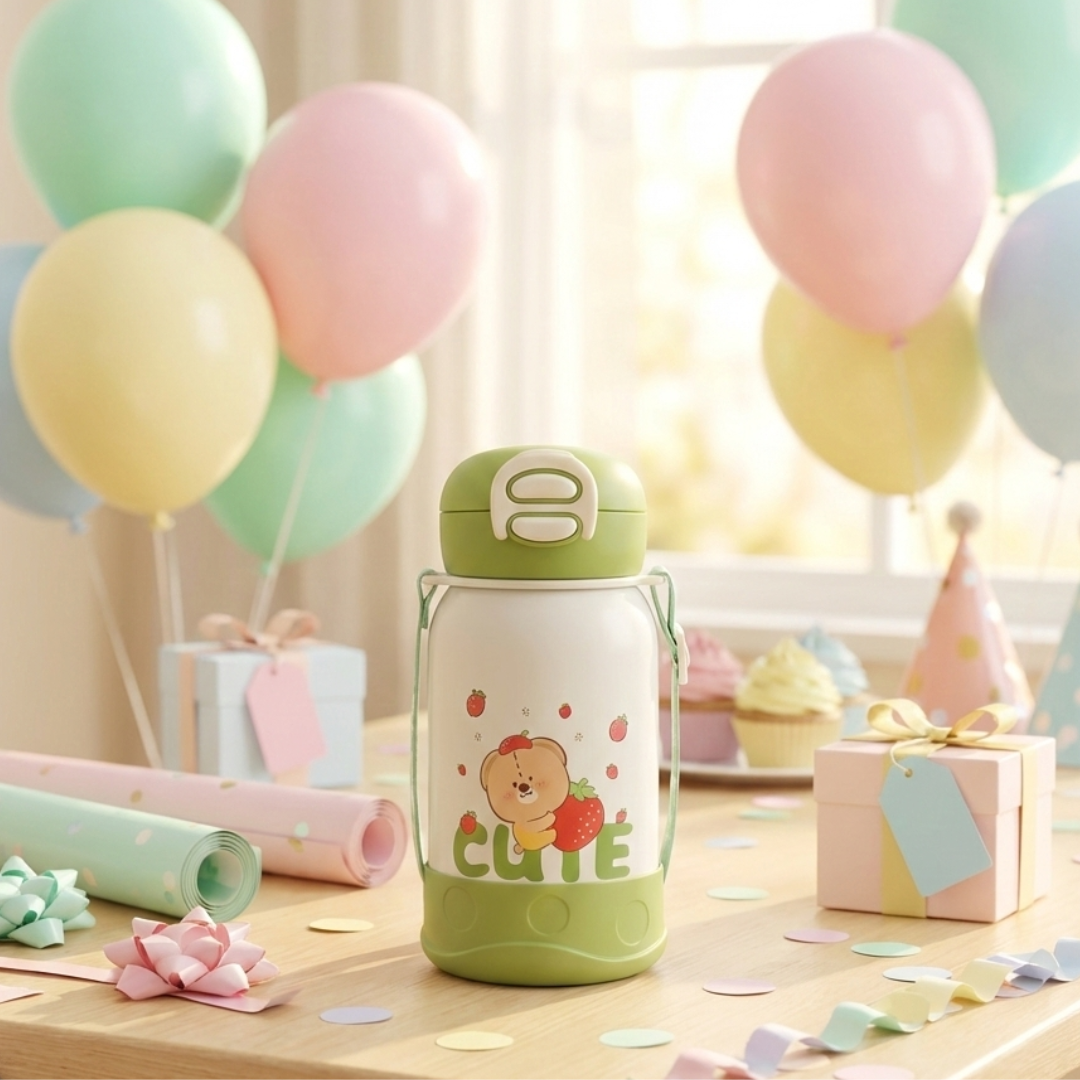 Cute Bear Kids Water Bottle 500ml