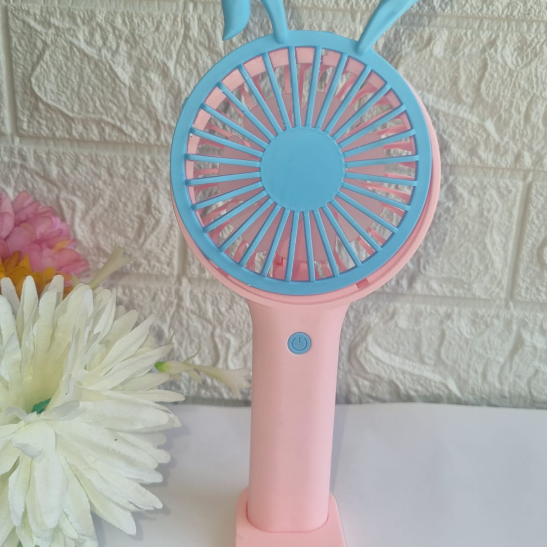 Rechargeable Mini Cool Fan With Mobile Holder