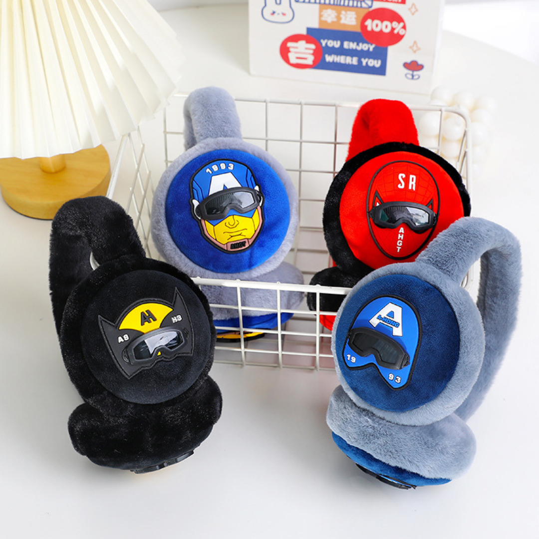 Kids Superhero Winter Ear Muffs