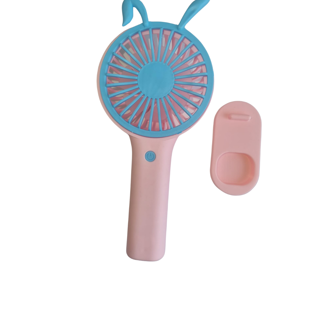 Rechargeable Mini Cool Fan With Mobile Holder