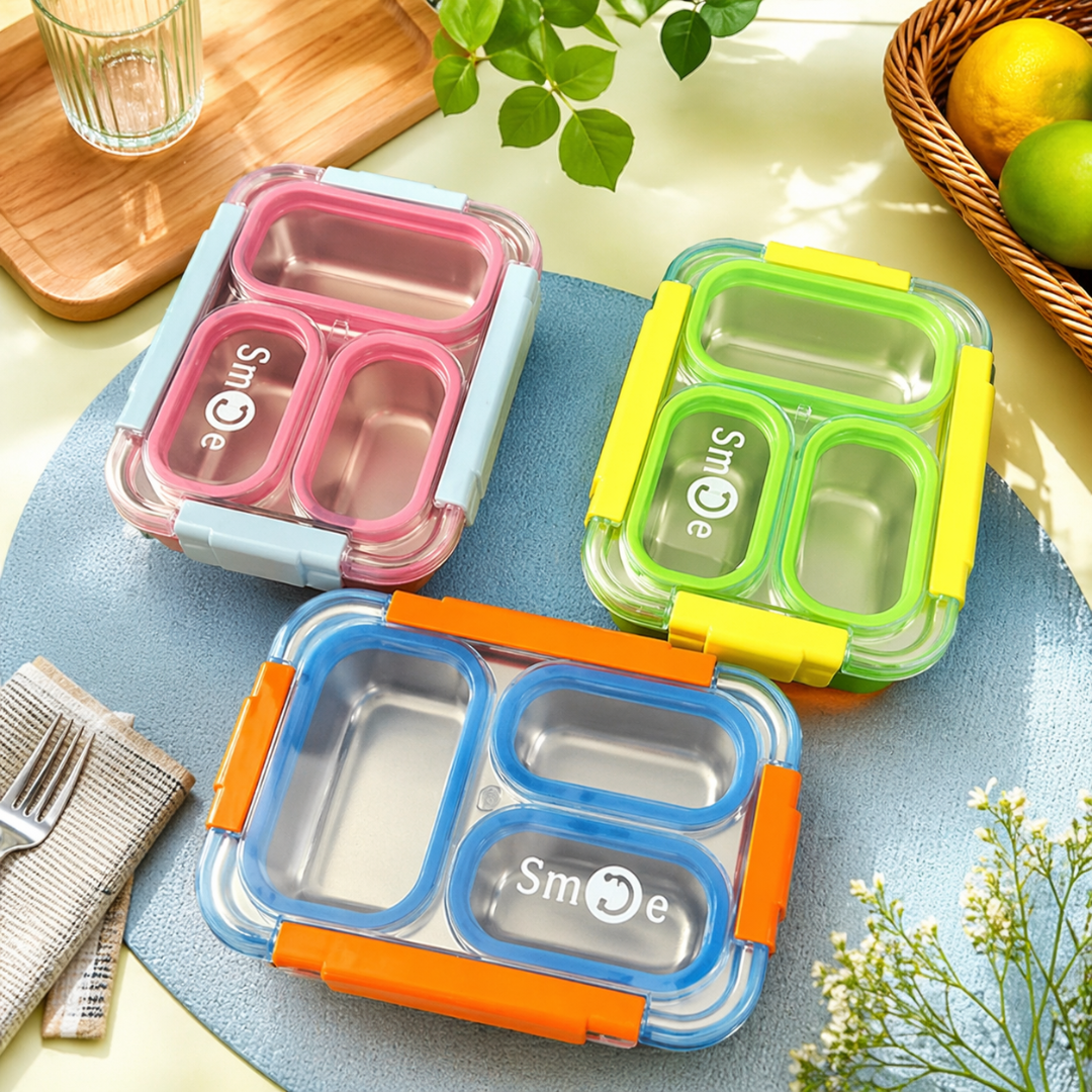 Smile Print Bento Lunch Box