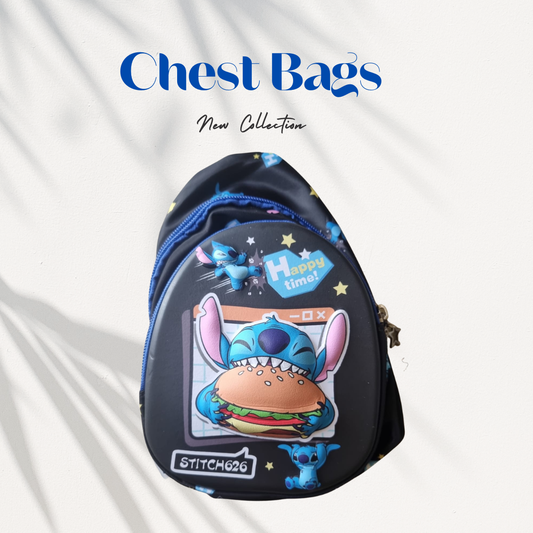 Kids Chest Sling Bag Cartoon Design