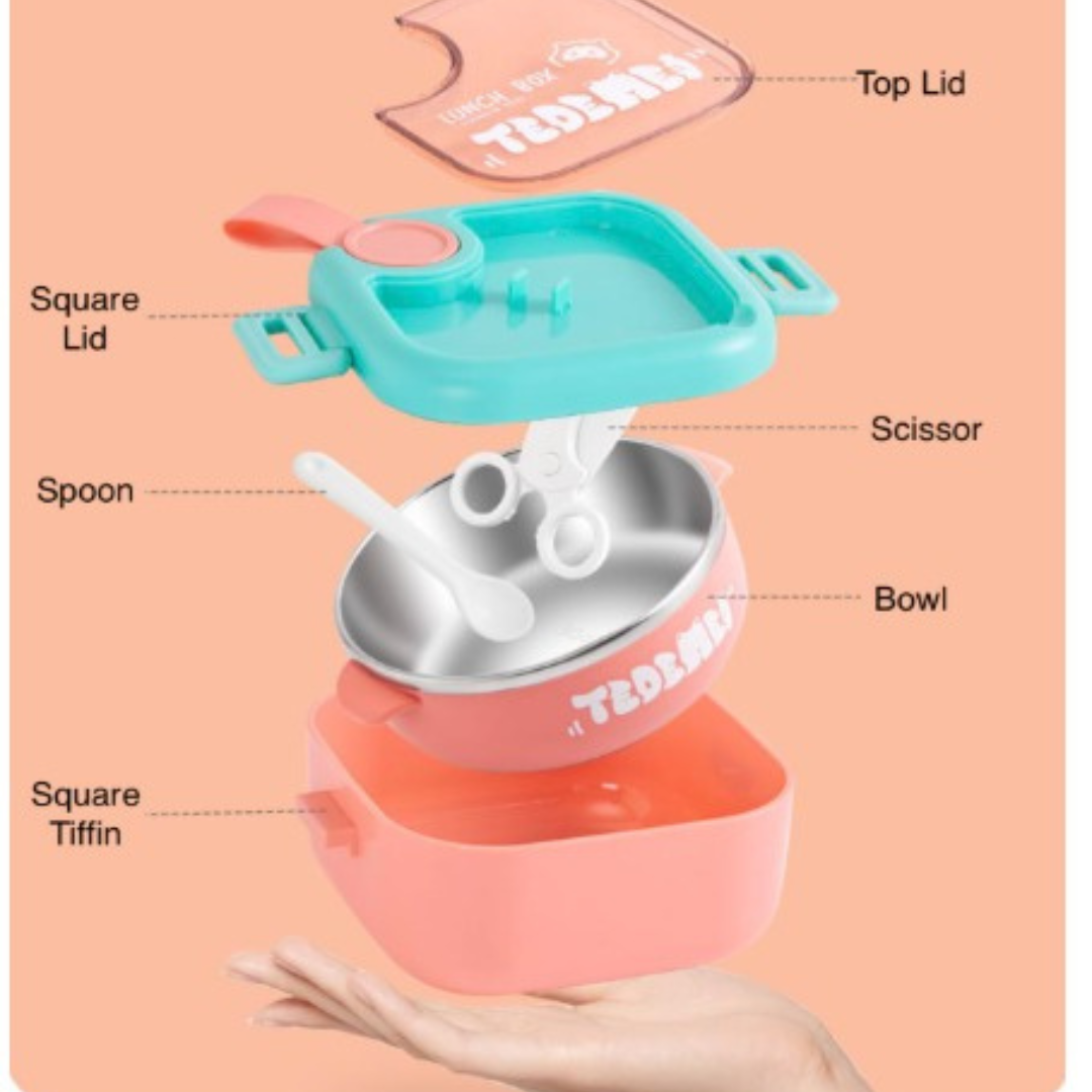 Kids Snack & Fruit Container Lunch Box