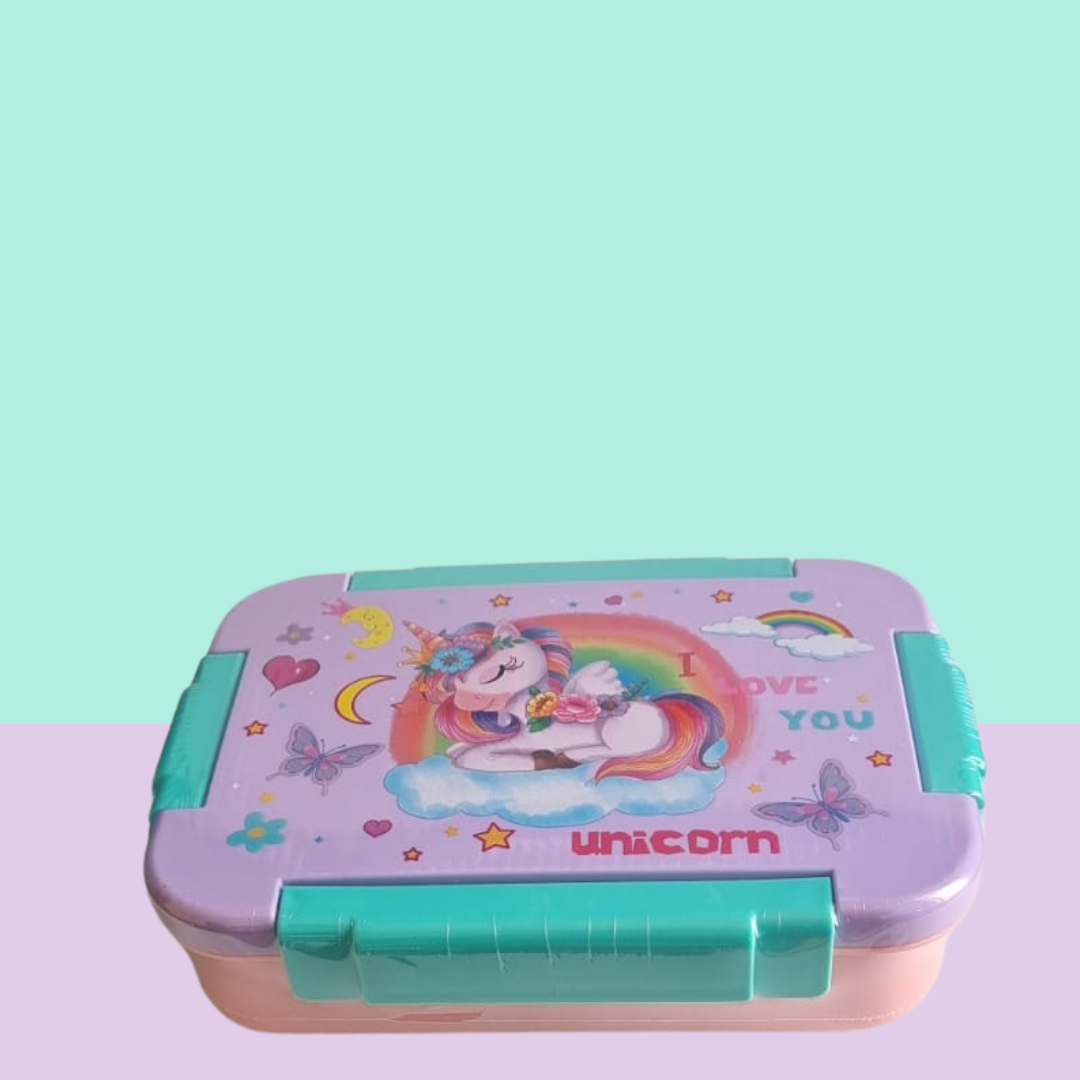 Unicorn Theme Bento Lunch Box