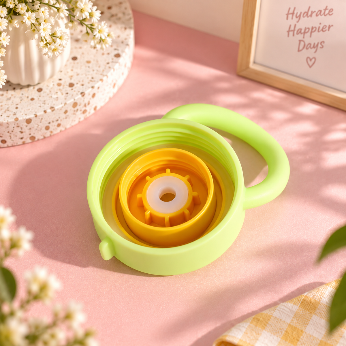 Happy Kids Straw Water Bottle
