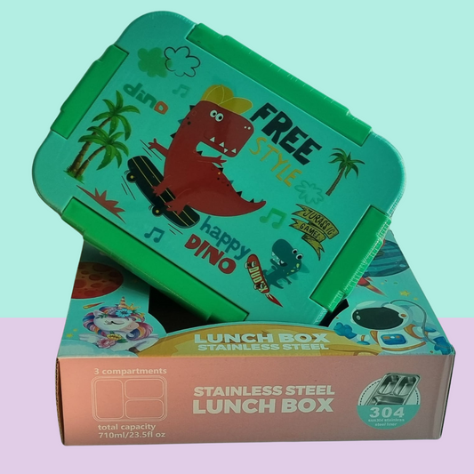 Dino Theme Bento Lunch Box
