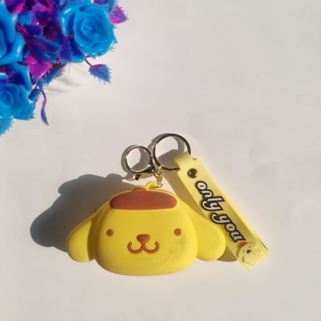 Dog Coin Pouch Keychain