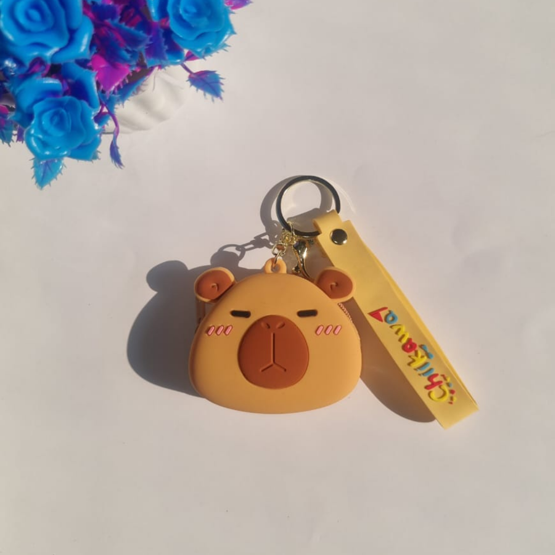 Dog Coin Pouch Keychain