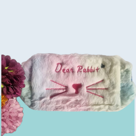 Feather multipurpose pouch rabbit
