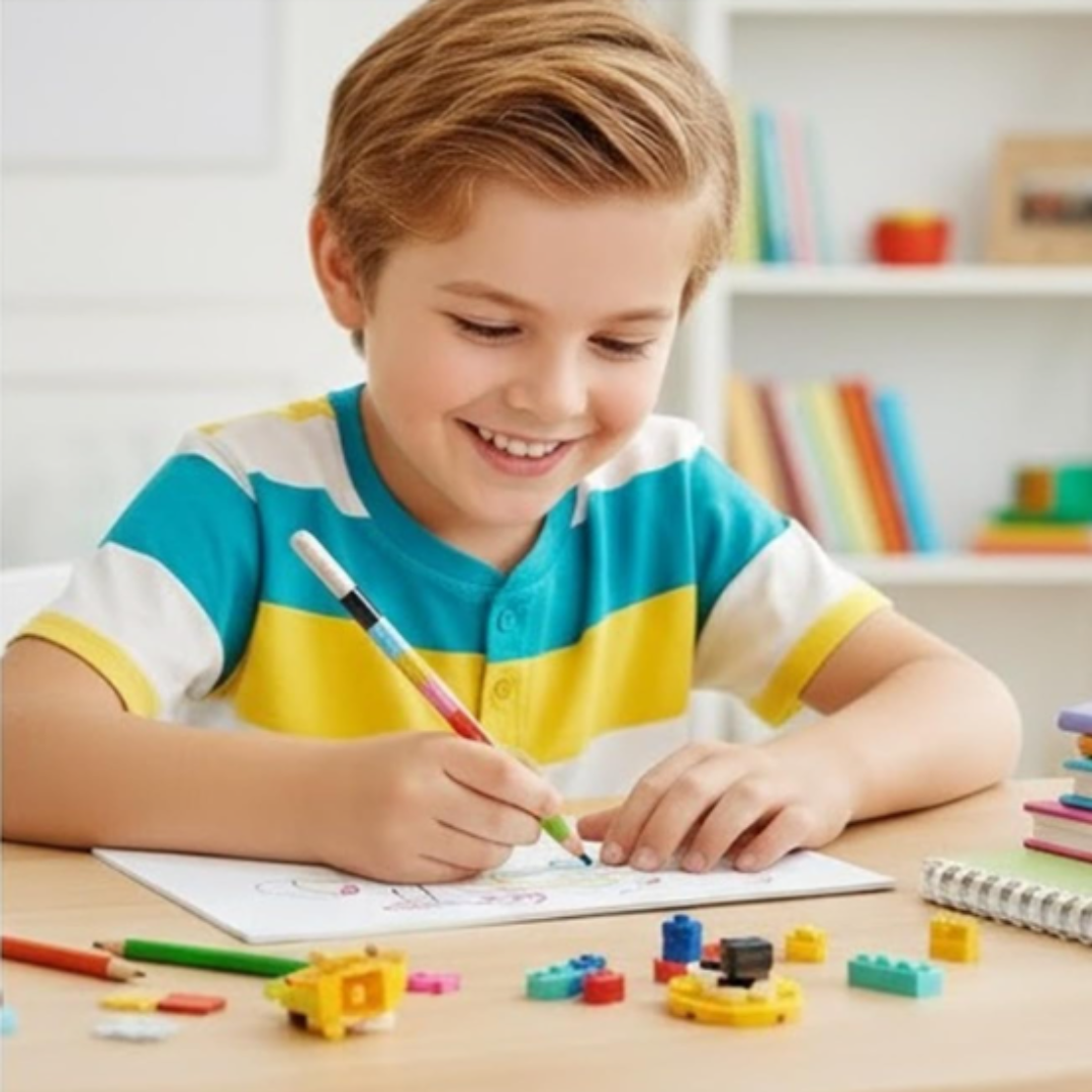 DIY Puzzle Block Pencil Set