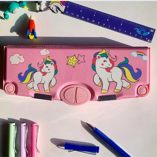 Multipurpose Pencil Box Pink