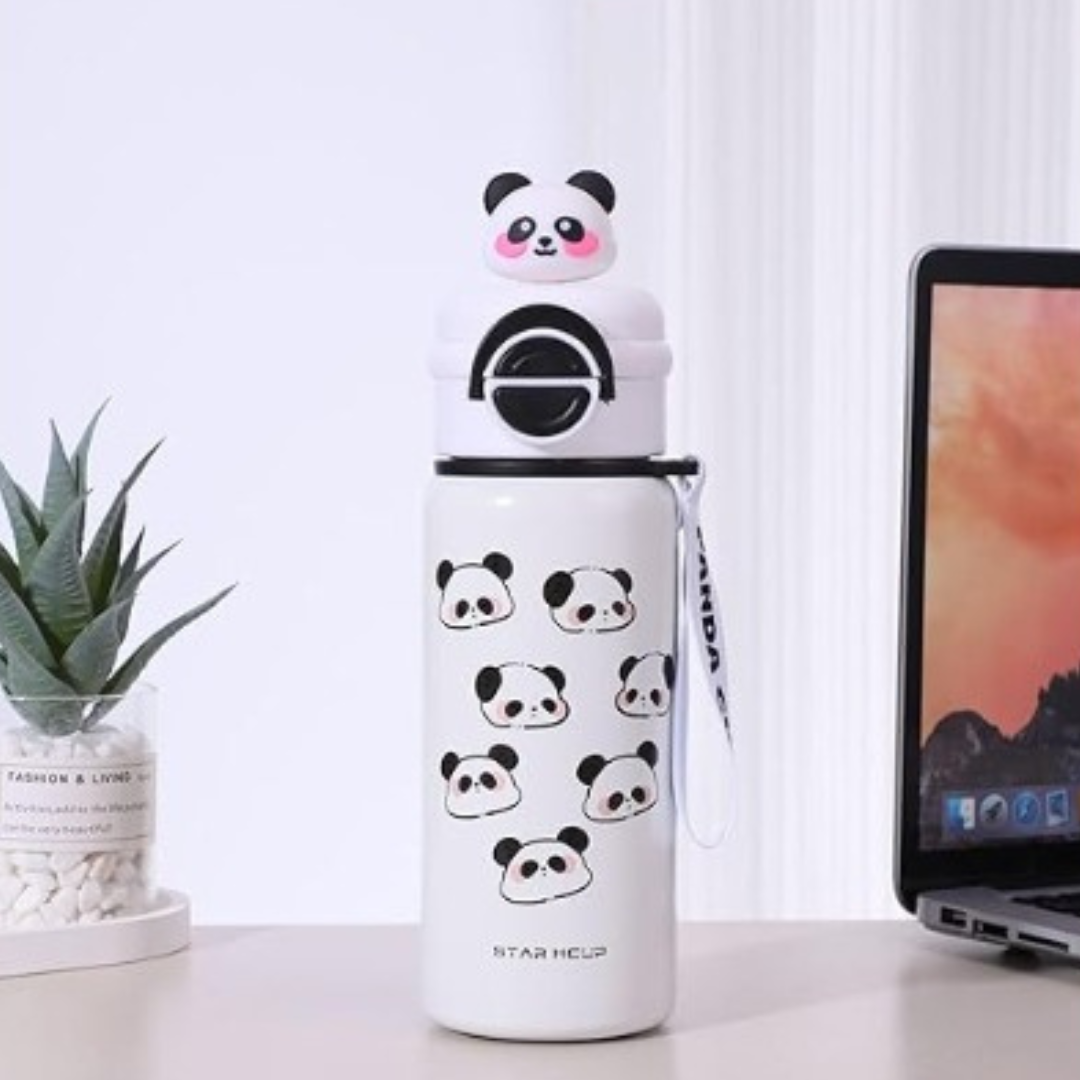 Panda Stainless Steel Bottle(600ml)