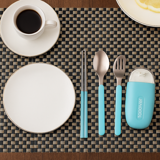 Compact Travel Cutlery Set