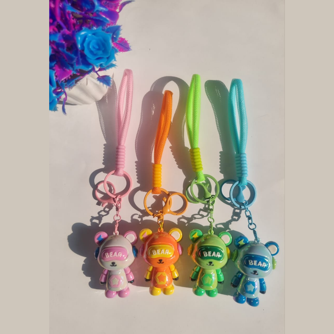 Bear UV Keychain Aqua
