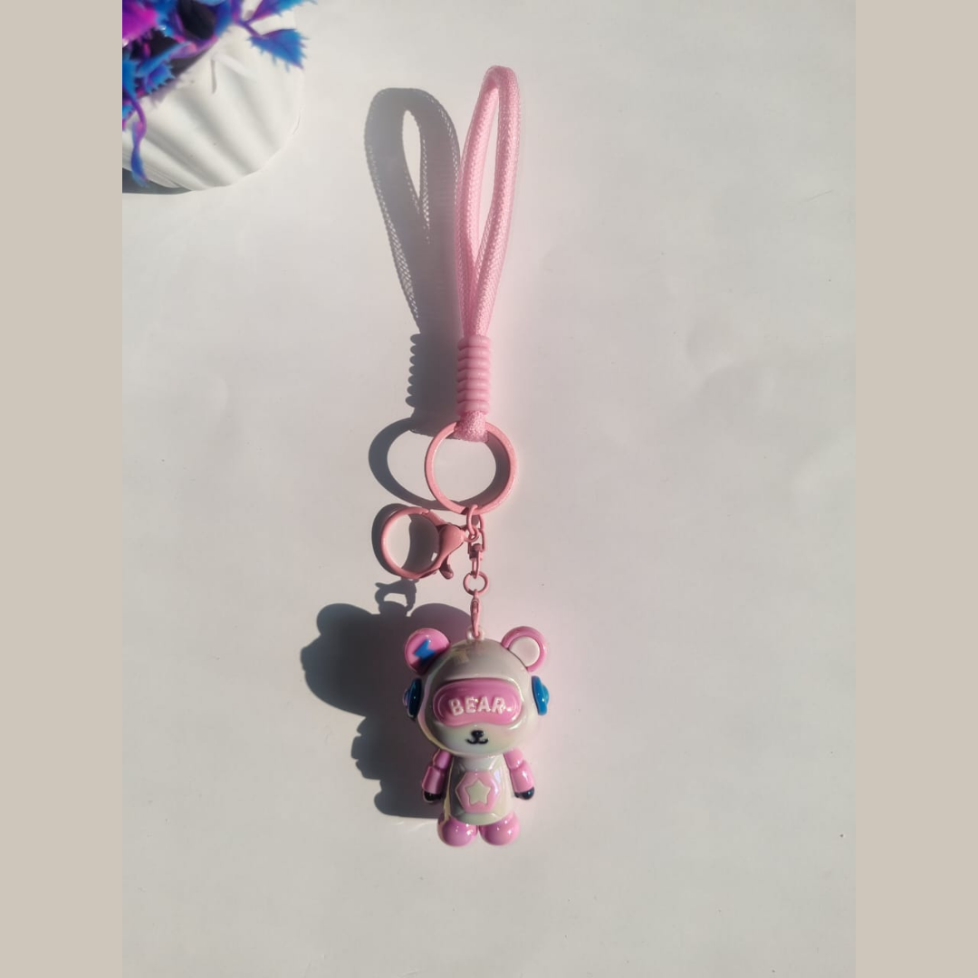 Bear UV Keychain Aqua