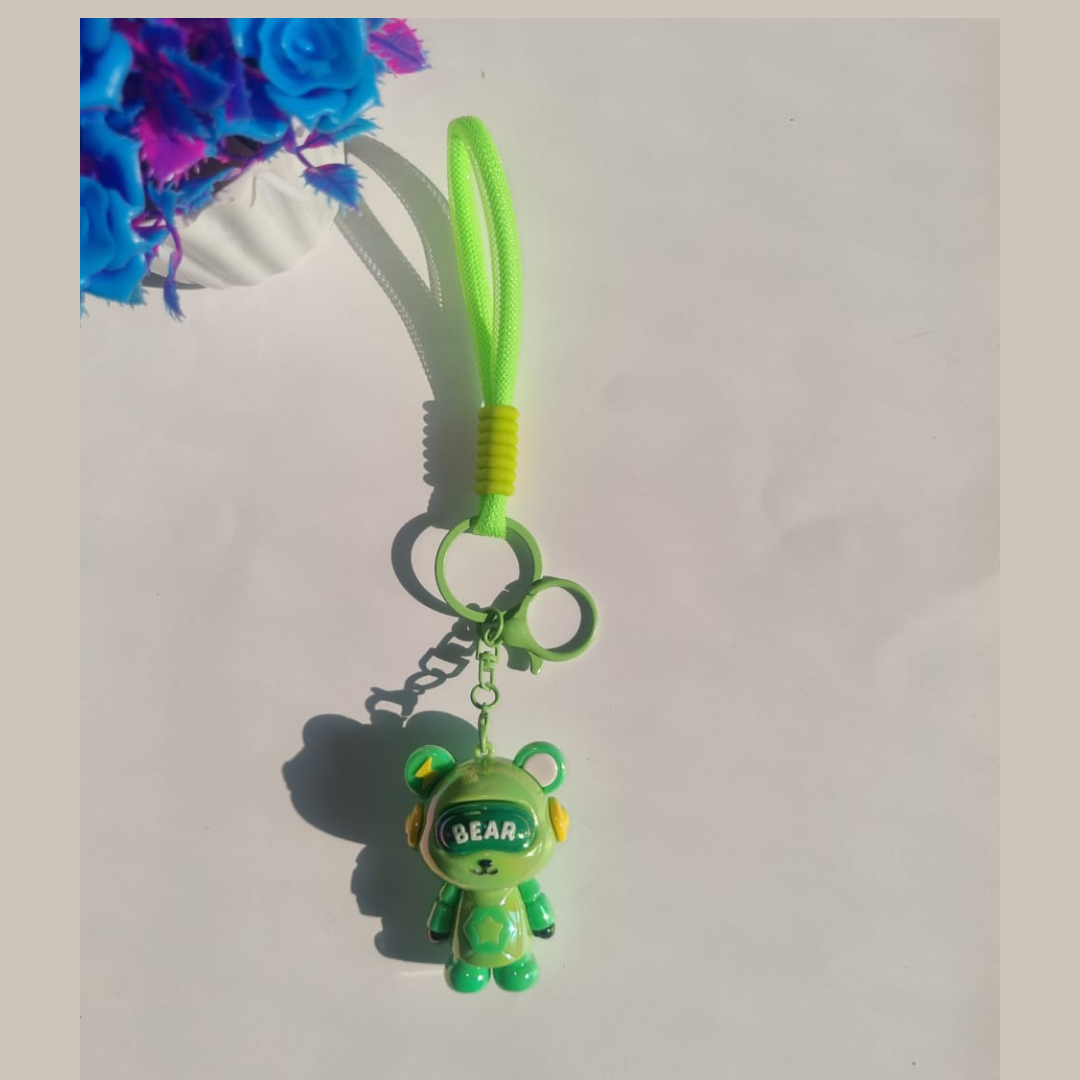 Bear UV Keychain Aqua