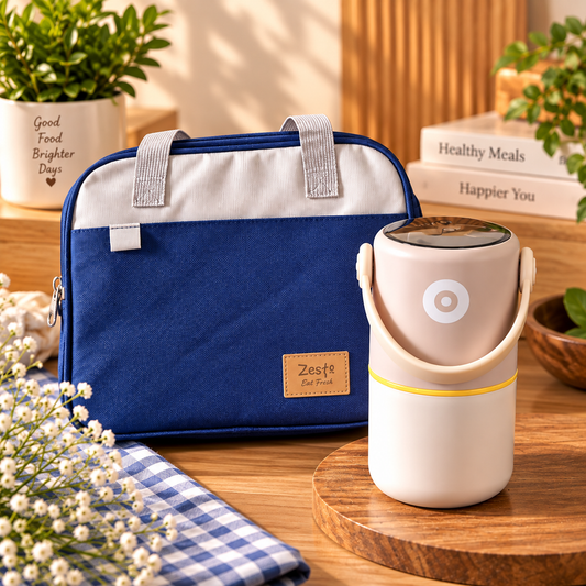 Insulated Lunch Box with Carry Bag
