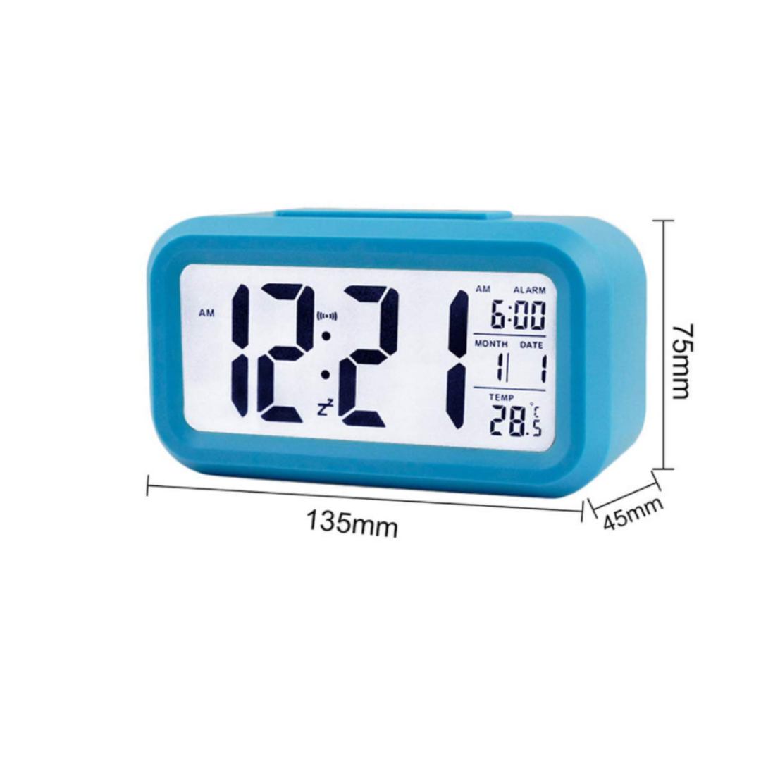LCD Digital Clock (Blue)