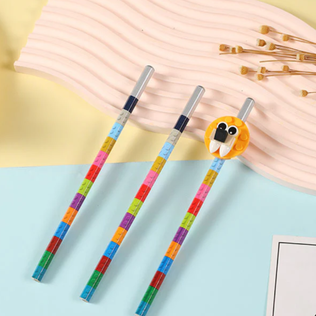 DIY Puzzle Block Pencil Set