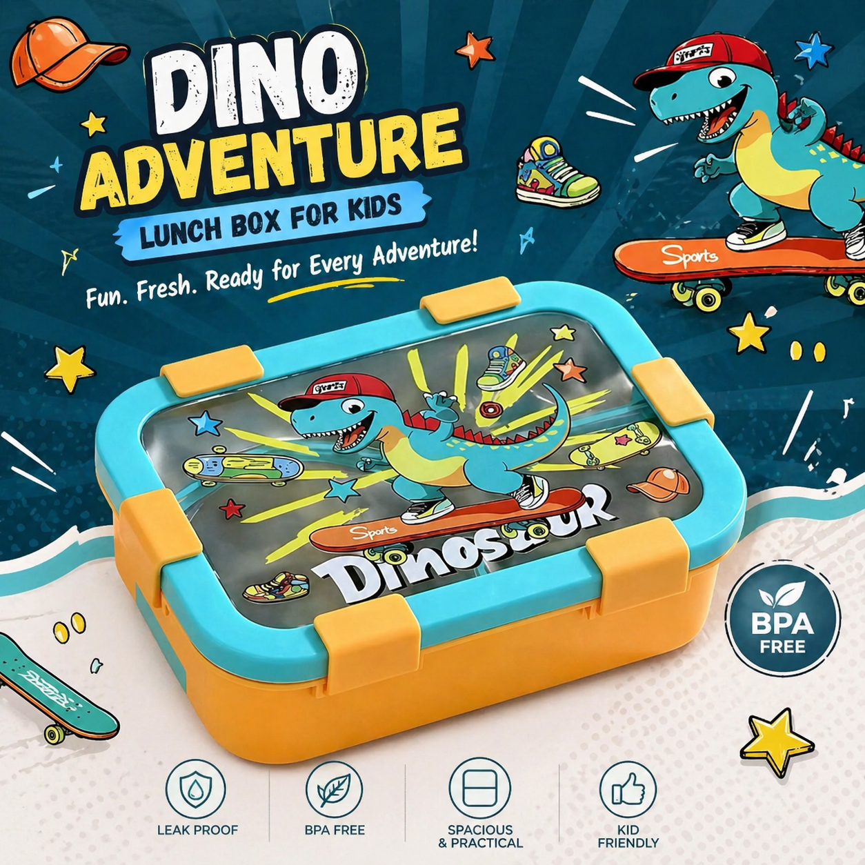 Adventure Theme Lunch Box