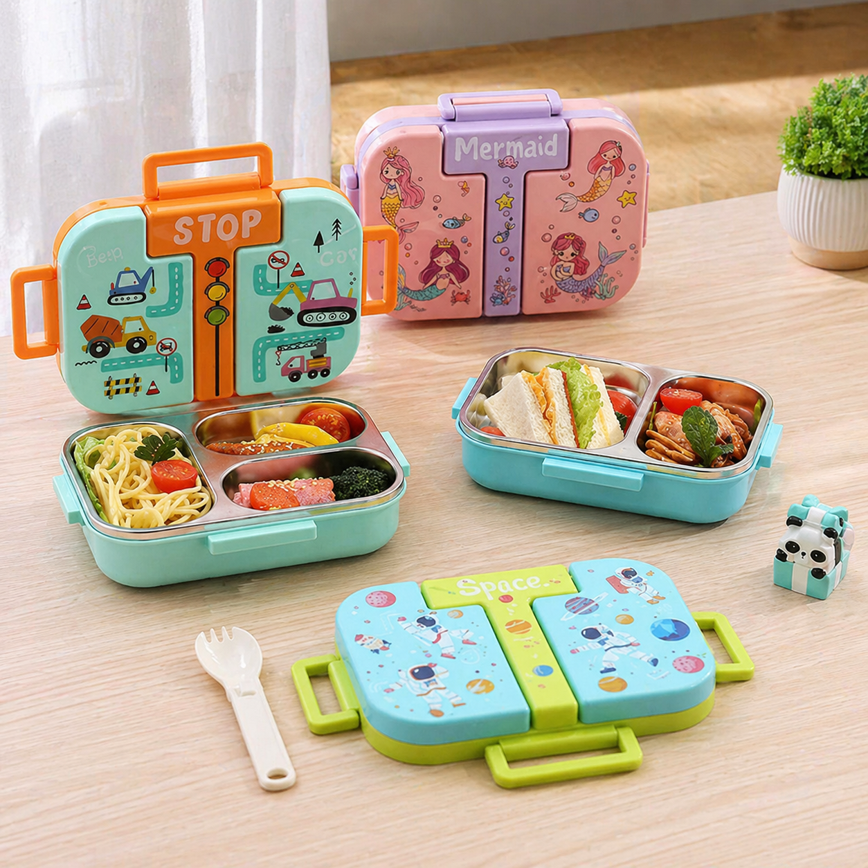 Cute Cartoon Bento Lunch Box