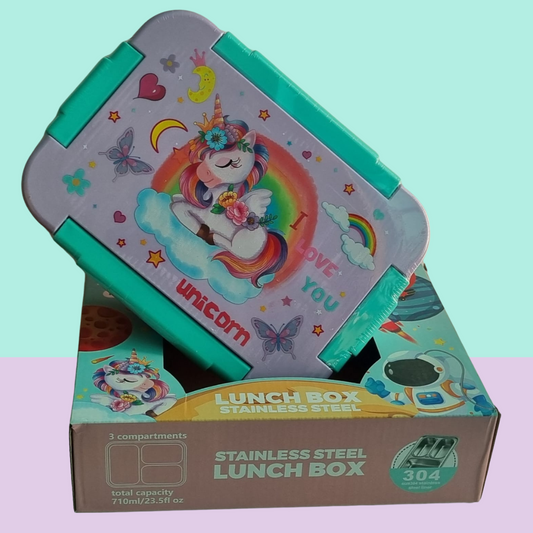 Unicorn Theme Bento Lunch Box